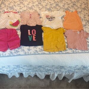 Toddler Girl Spring Summer Tops Bundle Size 24M/2T